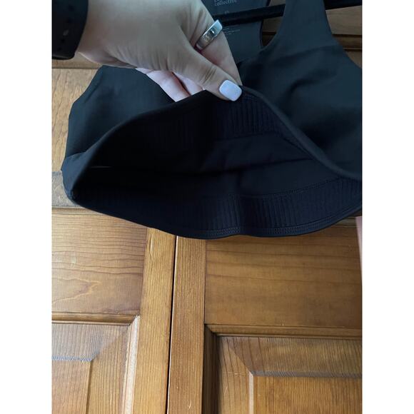 NWT Girlfriend Collective Women's Paloma Racerback Long Sports Bra Black Size XS - Picture 8 of 13